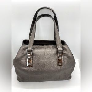 Authentic CHANEL Rare metallic handbag